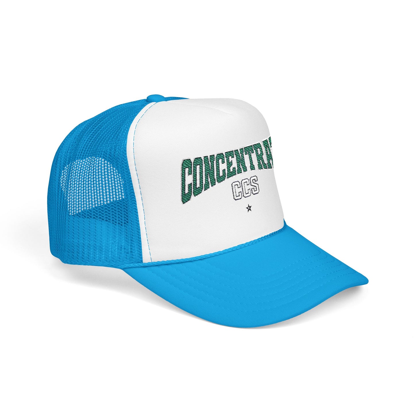 Concentrate Collective Streetwear - Drop Out - Foam Trucker Cap Embroidered Logo