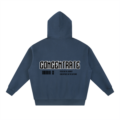 Concentrate Streetwear - Glory - 345gsm Essential Oversized Fleece Boxy Hoodie