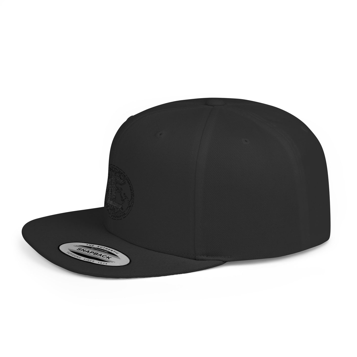 Concentrate Collective Streetwear - CCS - Flat Bill Snapback Black Logo