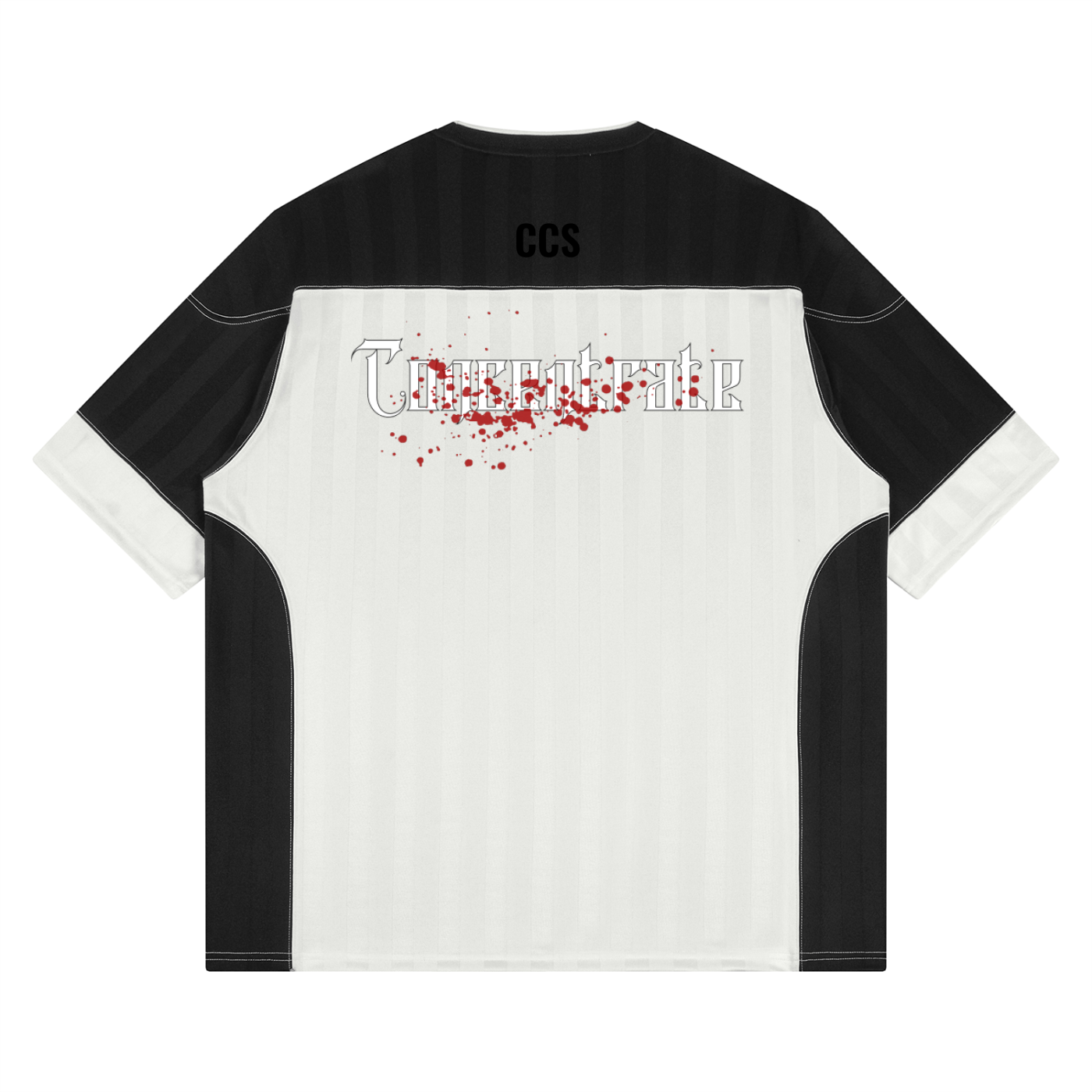 Concentrate Streetwear - Splatter - 150gsm Unisex Striped Raglan Jersey