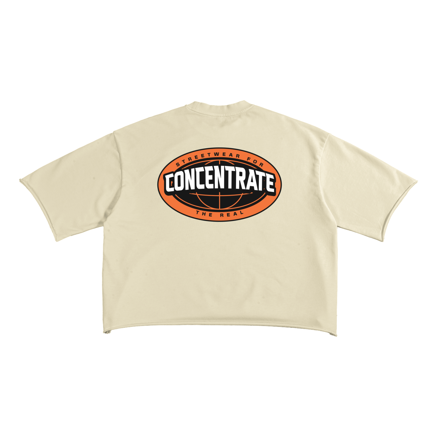 Concentrate Streetwear - The Real - 270gsm French Terry Raw Edge T-Shirt