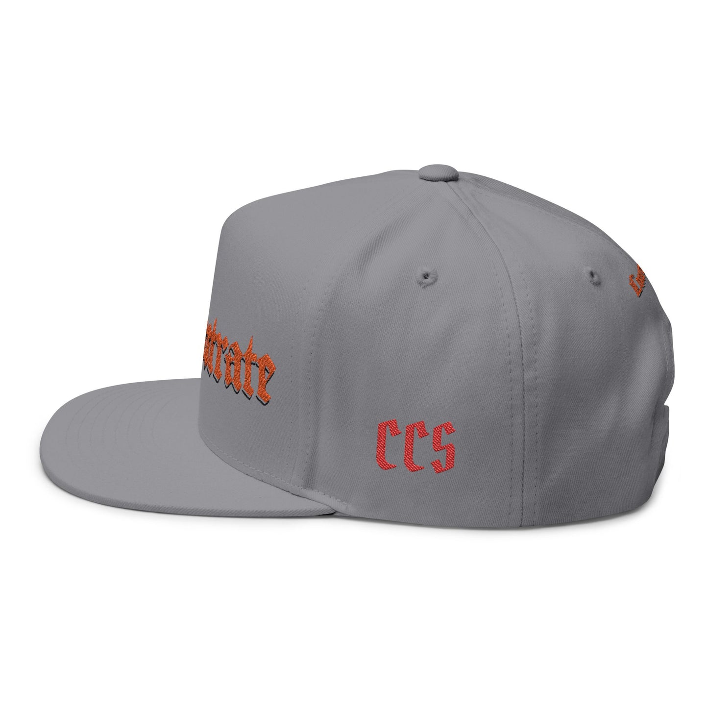 Concentrate Streetwear - C Red - Flat Bill Cap (Embroidery)