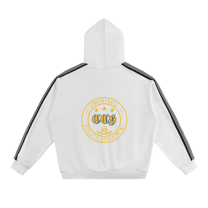 Concentrate Streetwear - CCS Athletics - 350gsm Side Stripe Drop-Shoulder Hoodie