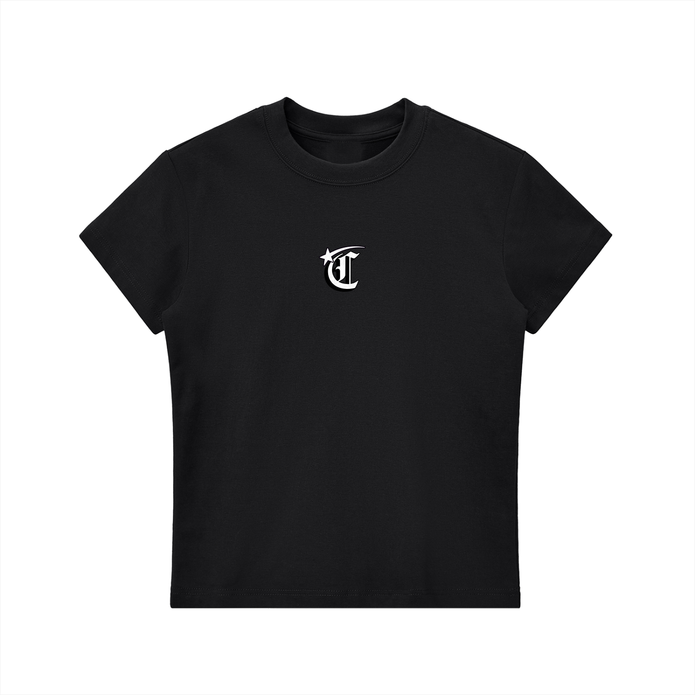 Concentrate Streetwear - Starry Sea - 260gsm Female Essential Bodycon Crewneck T-Shirt