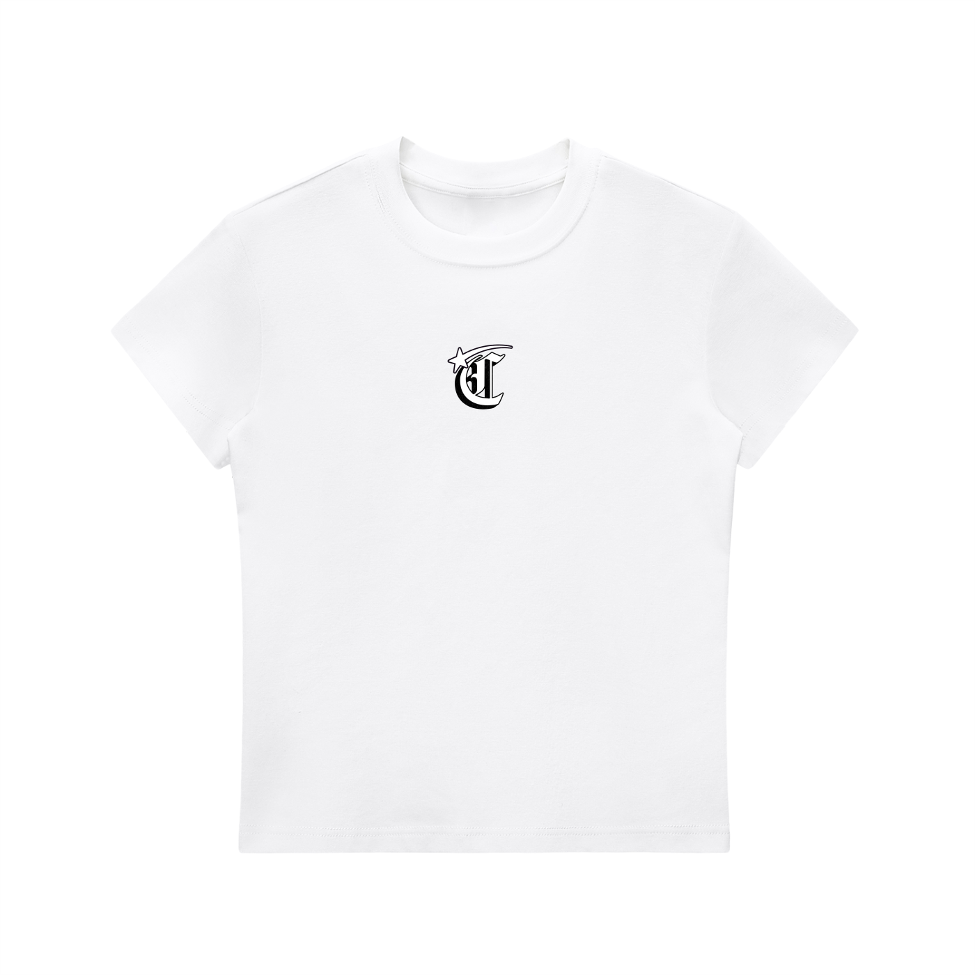 Concentrate Streetwear - Starry Sea - 260gsm Female Essential Bodycon Crewneck T-Shirt
