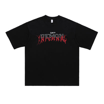 Concentrate Collective -Greed Demon - Heavy Drop Shoulder Tee