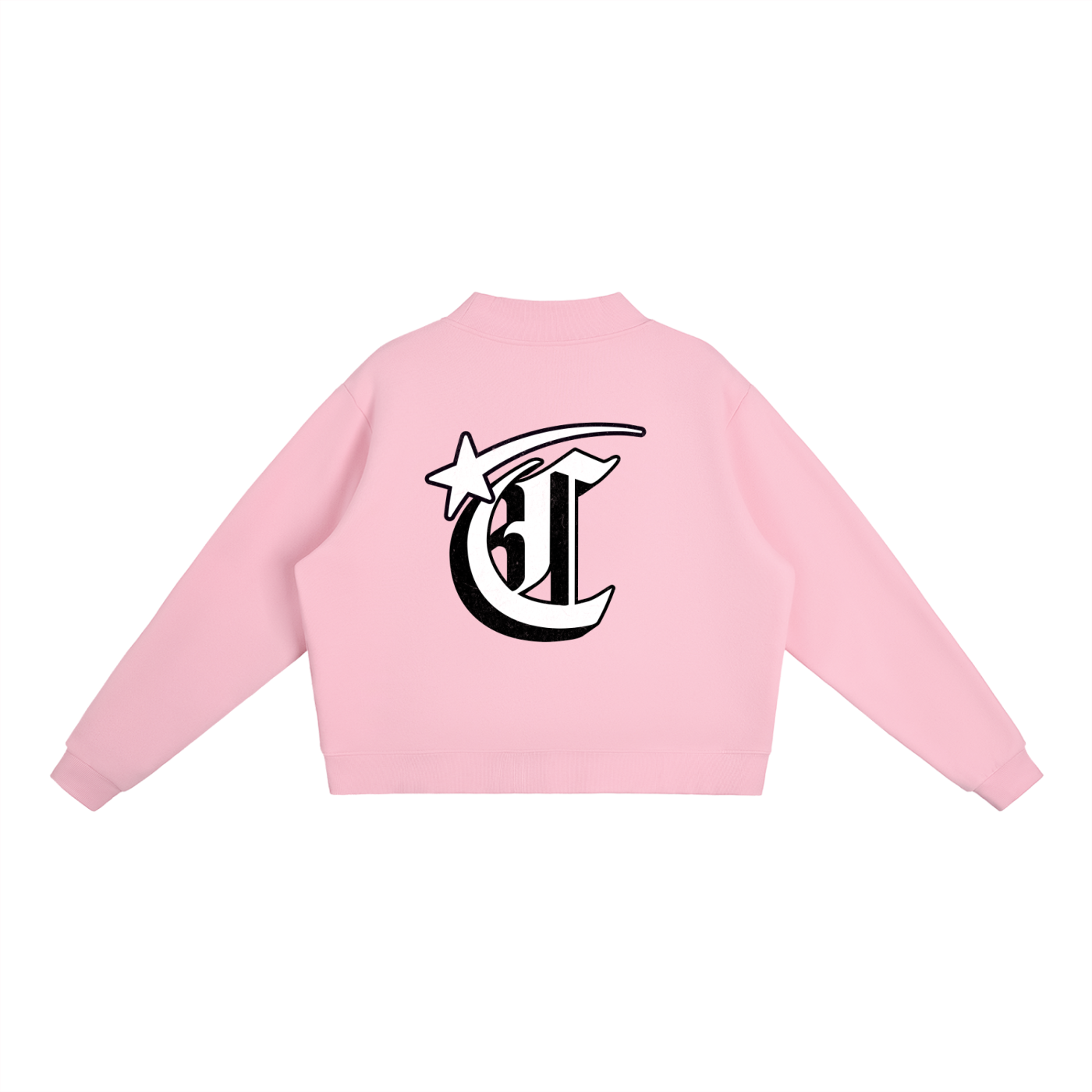 Concentrate Streetwear - Starry Sea - 350gsm Essential Fleece Mock-Neck Crew Sweatshirt
