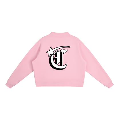 Concentrate Streetwear - Starry Sea - 350gsm Essential Fleece Mock-Neck Crew Sweatshirt