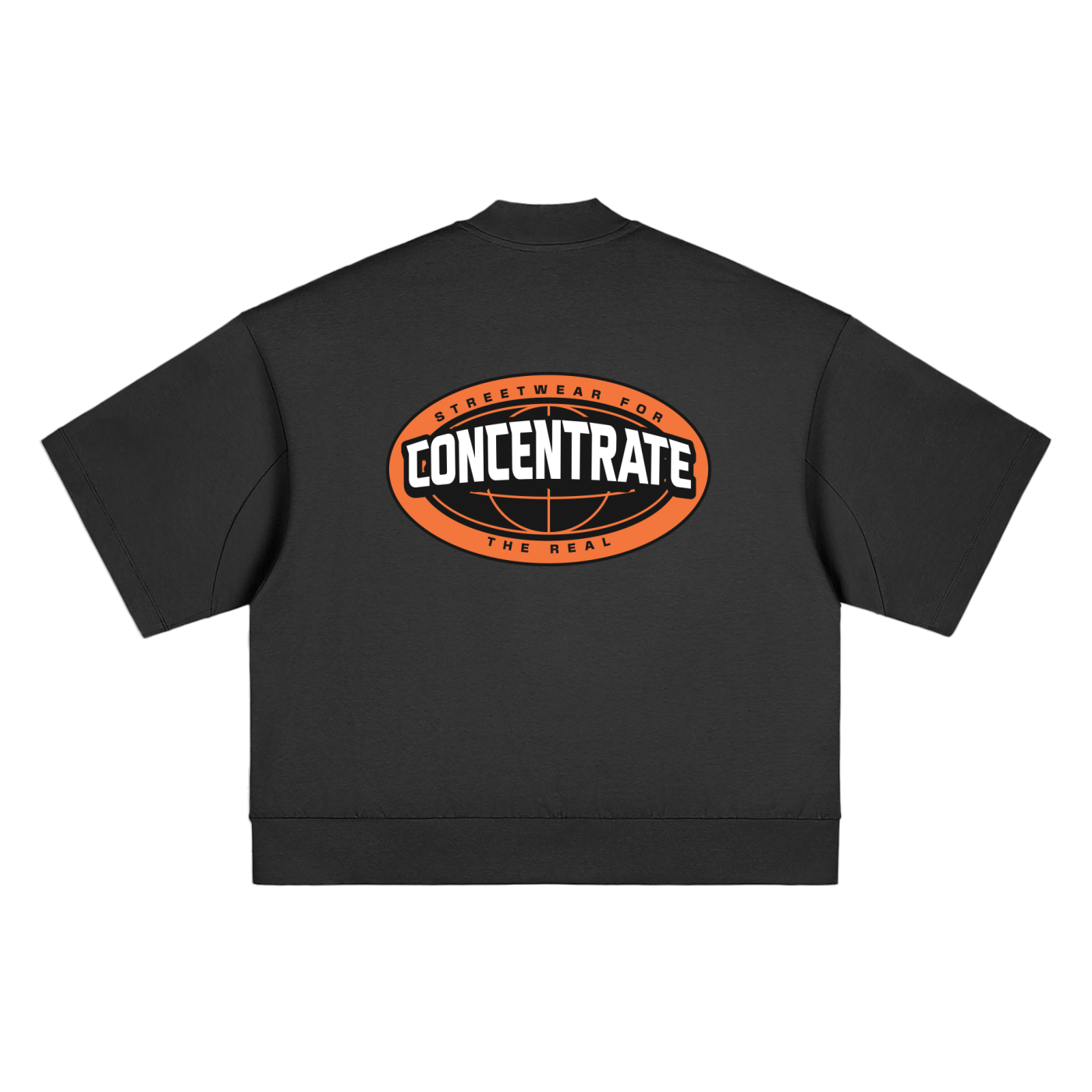 Concentrate Streetwear - The Real - 305gsm Massive Heavyweight Oversized Mock Neck T-shirt