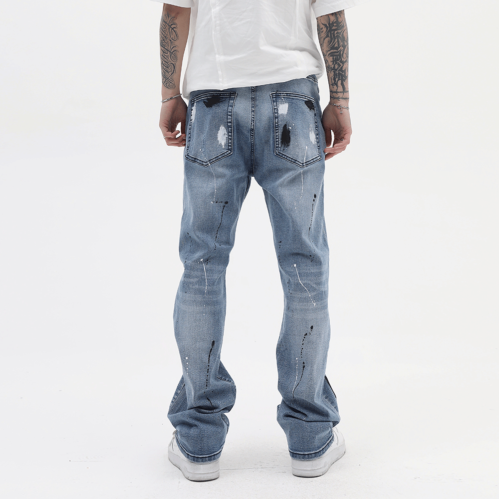 Concentrate Collective - Graffiti Holes Street Casual Straight Leg Pants