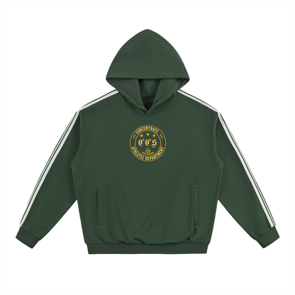 Concentrate Streetwear - CCS Athletics - 350gsm Side Stripe Drop-Shoulder Hoodie