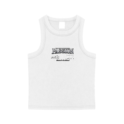 Concentrate Streetwear- Passion - 235gsm Slim Fit Snow Washed Tank Top