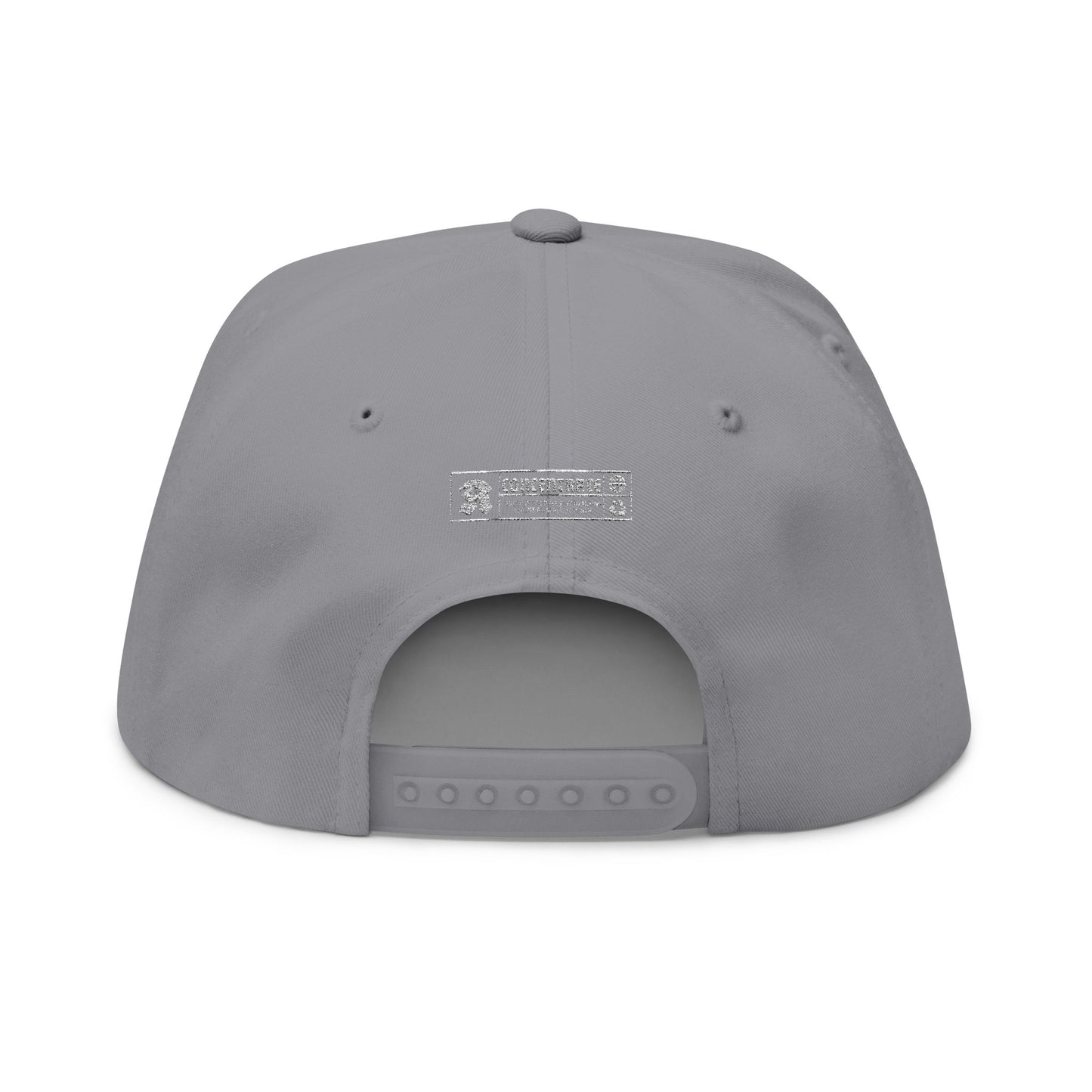 Concentrate Collective Streetwear - CCS - Flat Bill Snap Back Cap Embroidered White Logo