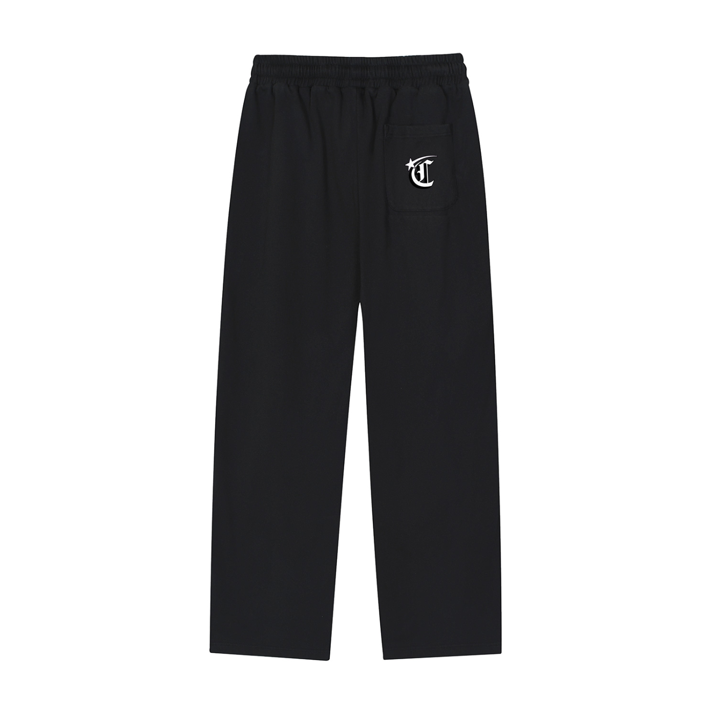 Concentrate Streetwear - Starry Sea - 365gsm Reflection Striped Straight-Leg Sweatpants
