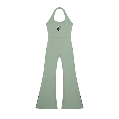 Concentrate Streetwear - Starry Sea -  Women’s Halter Flared Jumpsuit