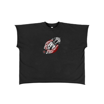 Concentrate Streetwear - Anti Control  - 280gsm Raw Edge Boxy Non-Shrink T-Shirt