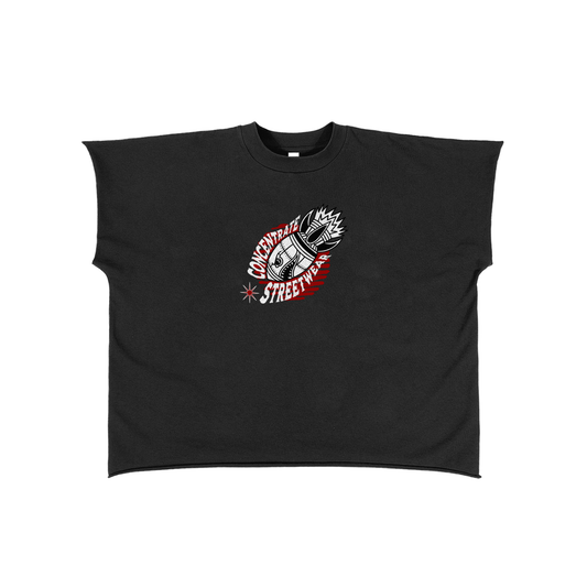 Concentrate Streetwear - Anti Control  - 280gsm Raw Edge Boxy Non-Shrink T-Shirt