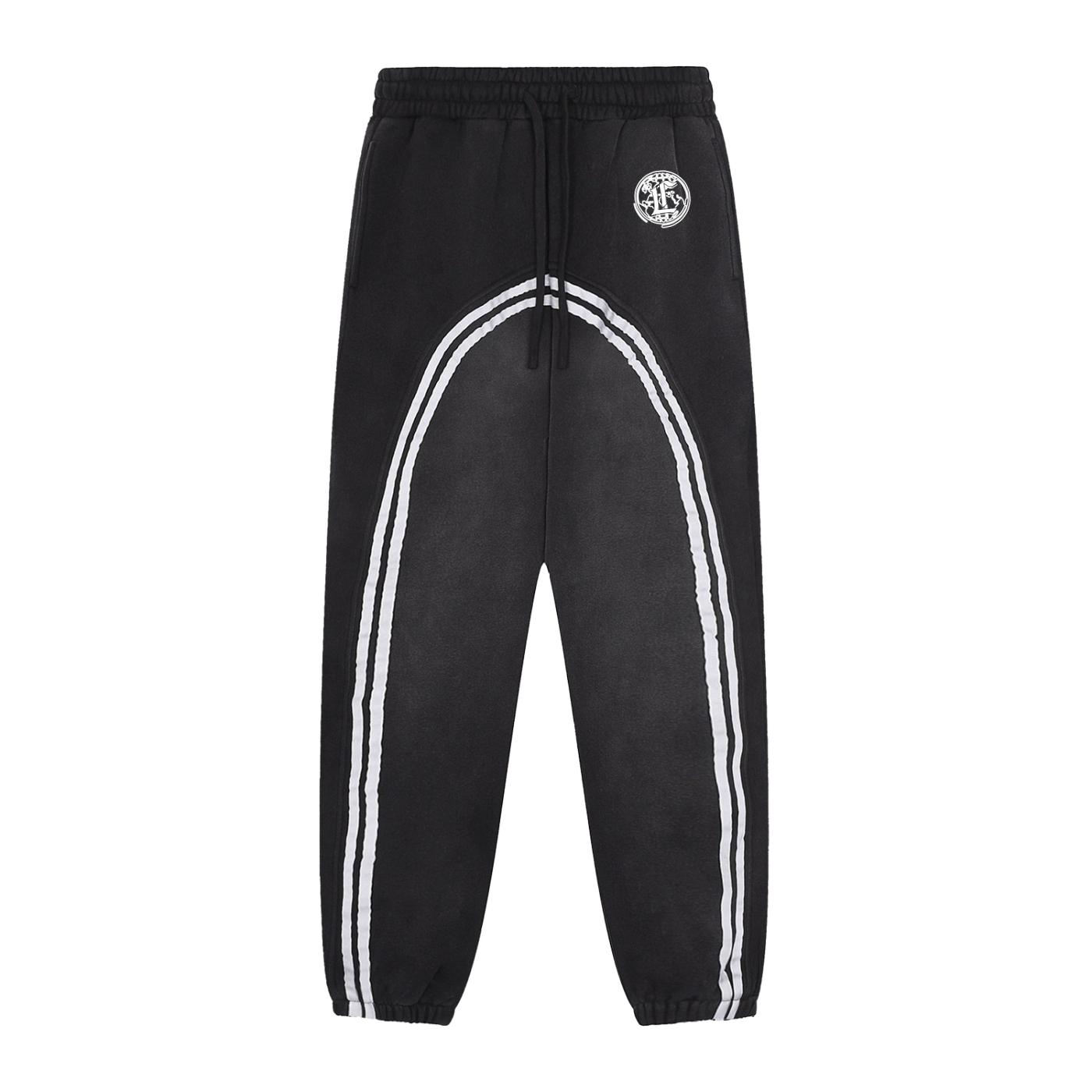 Concentrate Streetwear - CCS - 332gsm Sun Fade Contrast Tape Fleece Jogged Sweatpants