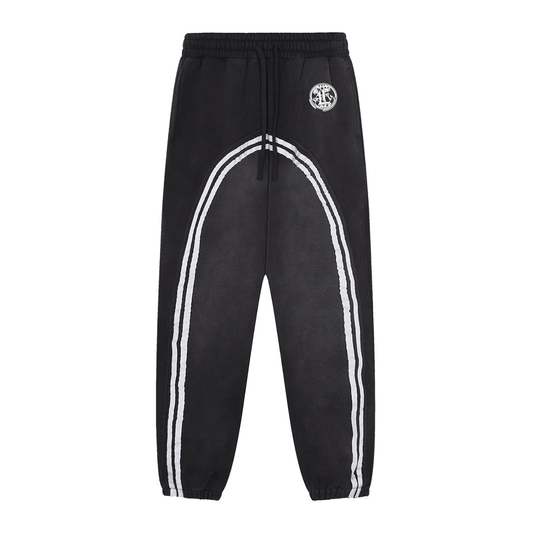 Concentrate Streetwear - CCS - 332gsm Sun Fade Contrast Tape Fleece Jogged Sweatpants