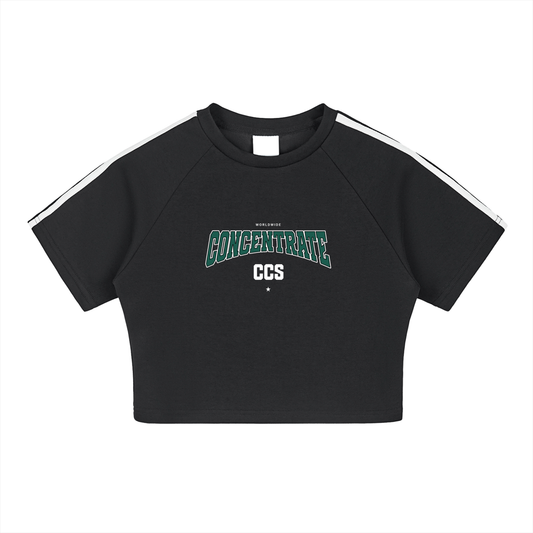 Concentrate Streetwear - Drop Out - 230gsm Taped Crop Top