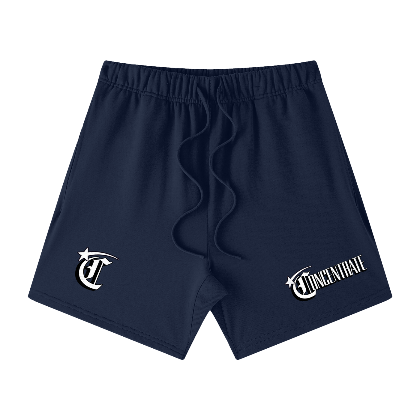 Concentrate Streetwear - Starry Sea - 425gsm Unisex Earth Tone Loose Fit Cotton Shorts