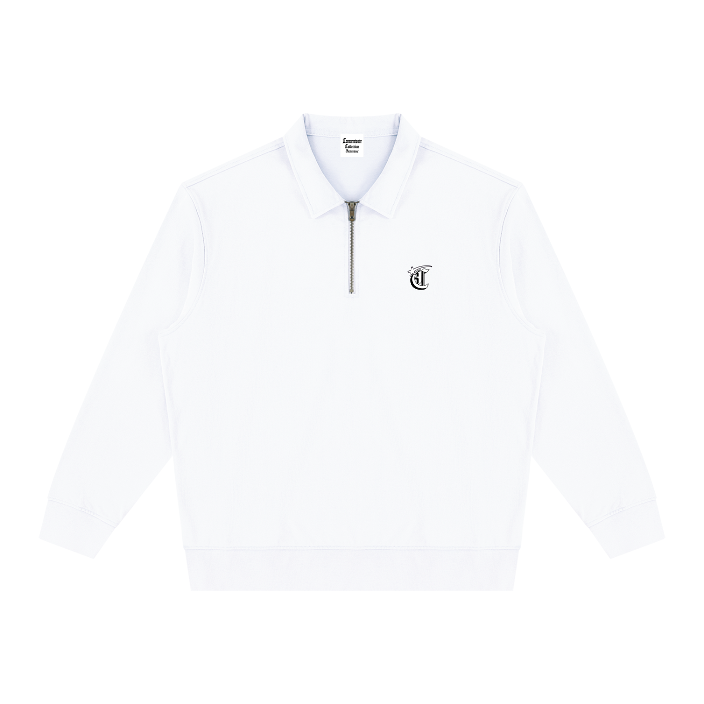Concentrate Streetwear - Stary - 350gsm Unisex Vintage Wash Quarter-Zip Sweatshirt