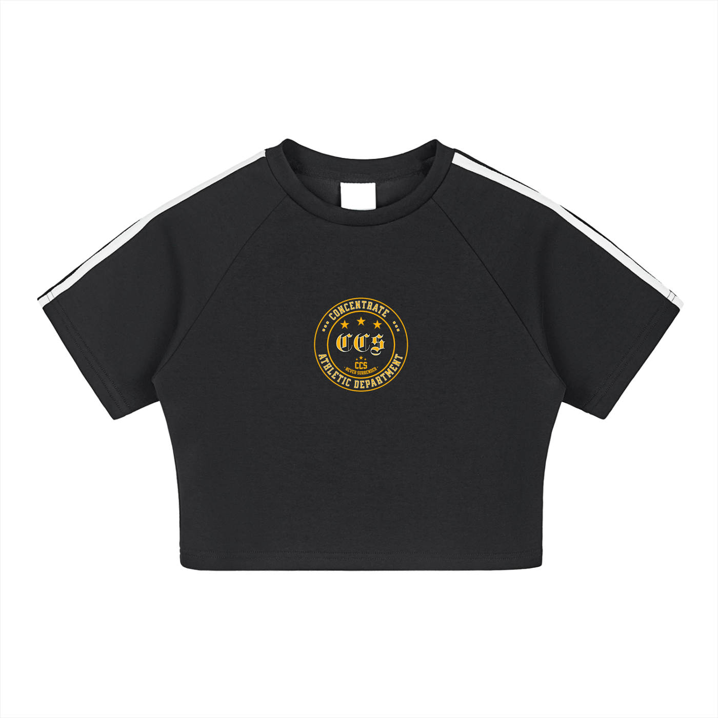 Concentrate Streetwear - CCS Athletics - 230gsm Taped Cooling Performance Crop Top