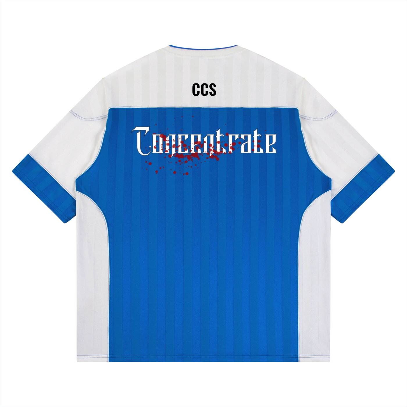Concentrate Streetwear - Splatter - 150gsm Unisex Striped Raglan Jersey