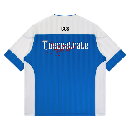 Concentrate Streetwear - Splatter - 150gsm Unisex Striped Raglan Jersey
