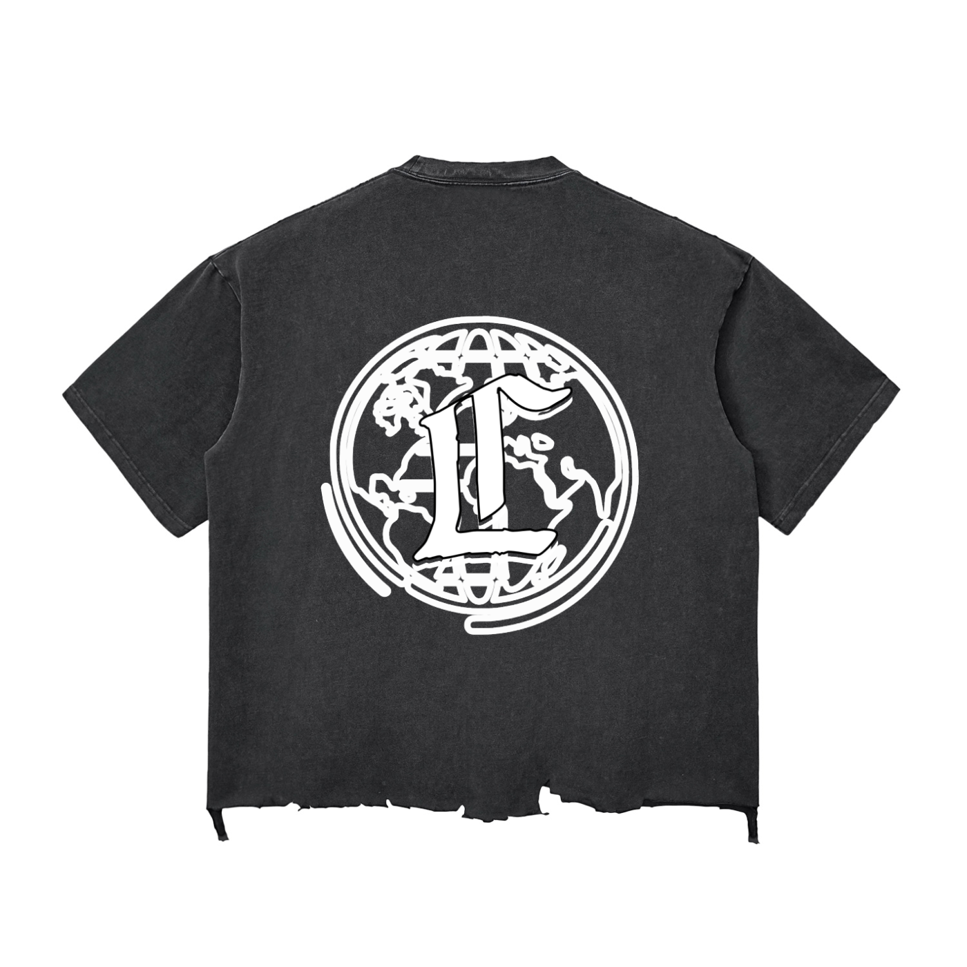 Concentrate Streetwear - CCS - 340gsm Snow Wash Raw-Hem Boxy T-shirt