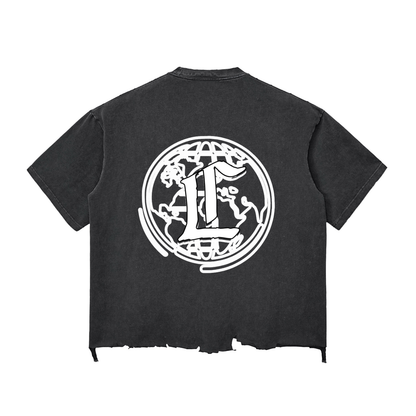 Concentrate Streetwear - CCS - 340gsm Snow Wash Raw-Hem Boxy T-shirt