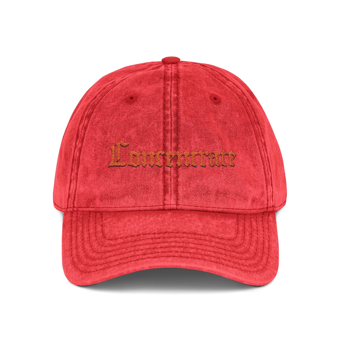 Concentrate Streetwear - Red C Vintage Cap