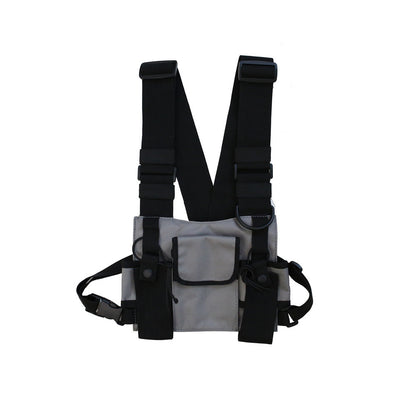 Concentrate Collective -Multifunctional Hip Hop Tactical Tooling Vest Style Chest Bag