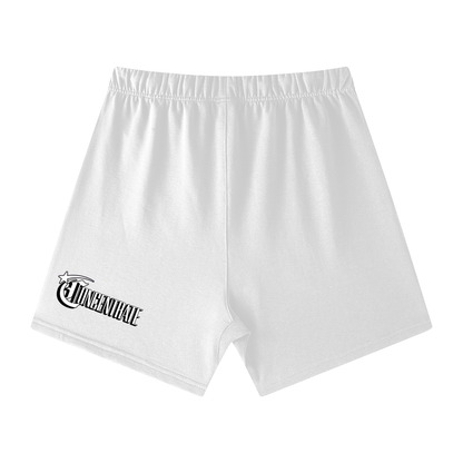 Concentrate Streetwear - Starry Sea - 425gsm Unisex Earth Tone Loose Fit Cotton Shorts