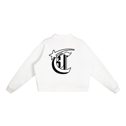 Concentrate Streetwear - Starry Sea - 350gsm Essential Fleece Mock-Neck Crew Sweatshirt