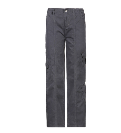 Concentrate Collective - Girl Cargo Solid Baggy Pants