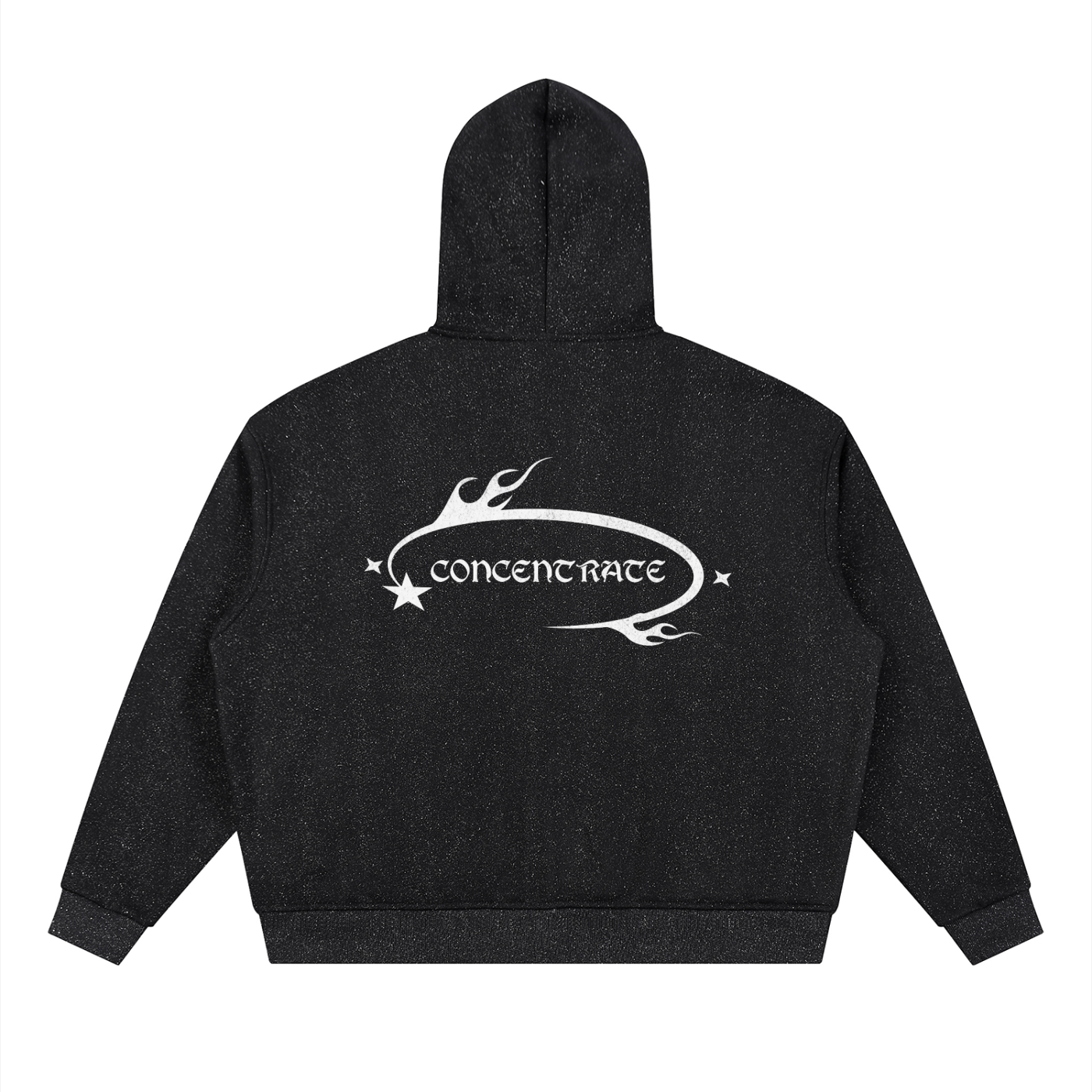 Concentrate Streetwear - WL - 360gsm Unisex Sparkles Full Zip Boxy Hoodie