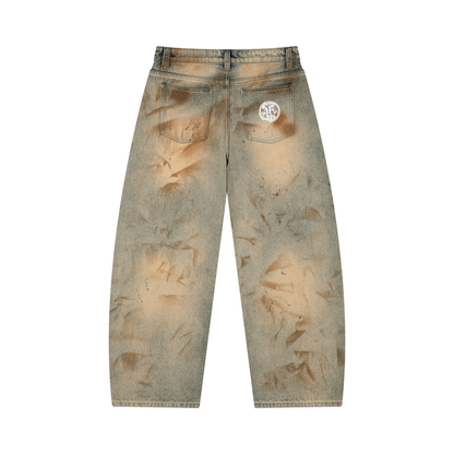 Concentrate Streetwear - Men’s Vintage Wash Barrel Leg Jeans