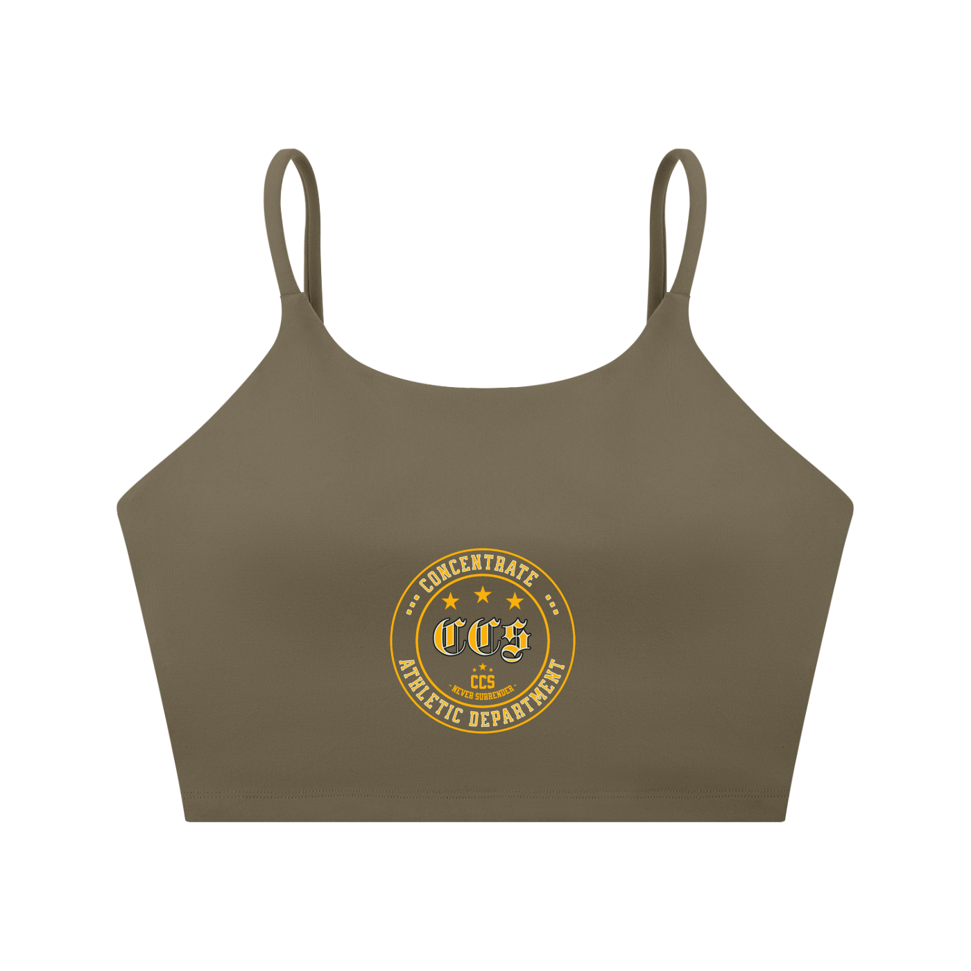 Concentrate Streetwear - CCS Athletics - Spaghetti Strap Yoga Sports Bra