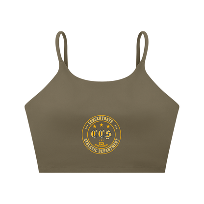 Concentrate Streetwear - CCS Athletics - Spaghetti Strap Yoga Sports Bra
