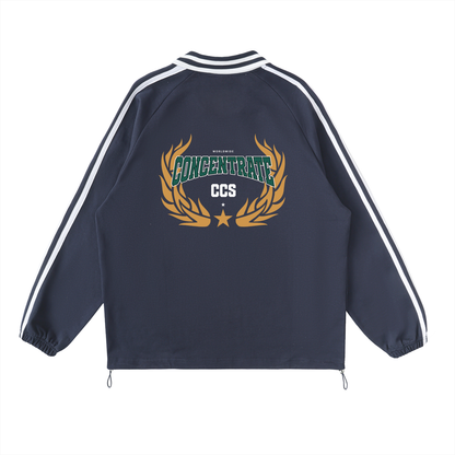 Concentrate Streetwear - Drop Out - 380gsm Striped Collar Sweatshirt