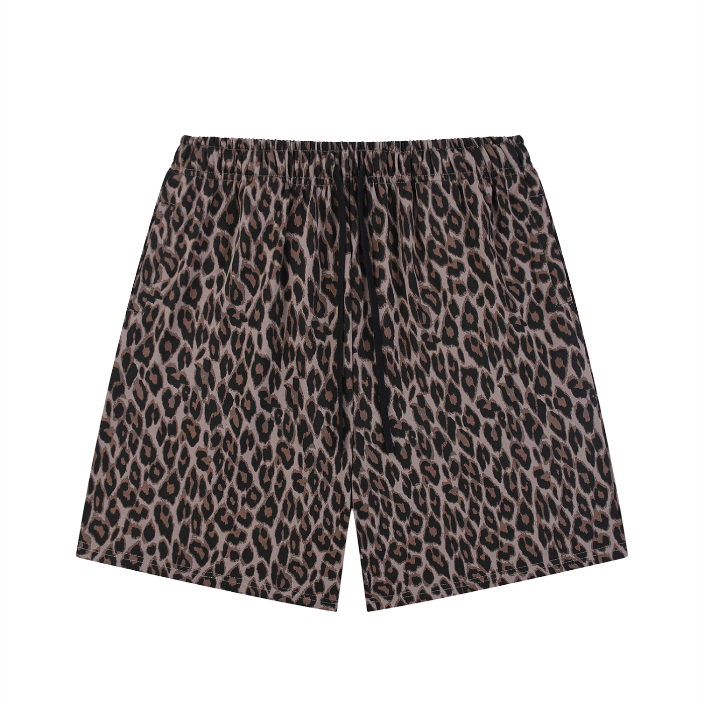 Concentrate Streetwear - Starry Sea - 360gsm Unisex Heavyweight Leopard Drawstring Shorts
