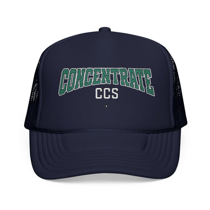 Concentrate Collective Streetwear - Drop Out - Foam Trucker Cap Embroidered Logo