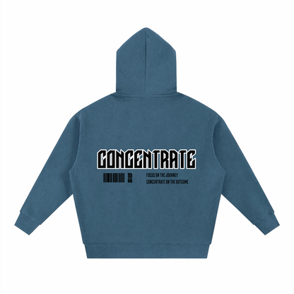 Concentrate Streetwear - Glory - 345gsm Essential Oversized Fleece Boxy Hoodie
