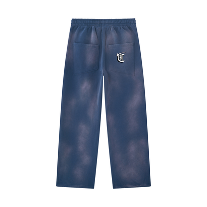 Concentrate Streetwear - Starry - 350gsm Unisex Sunfade Wide Leg Fleece Sweatpants