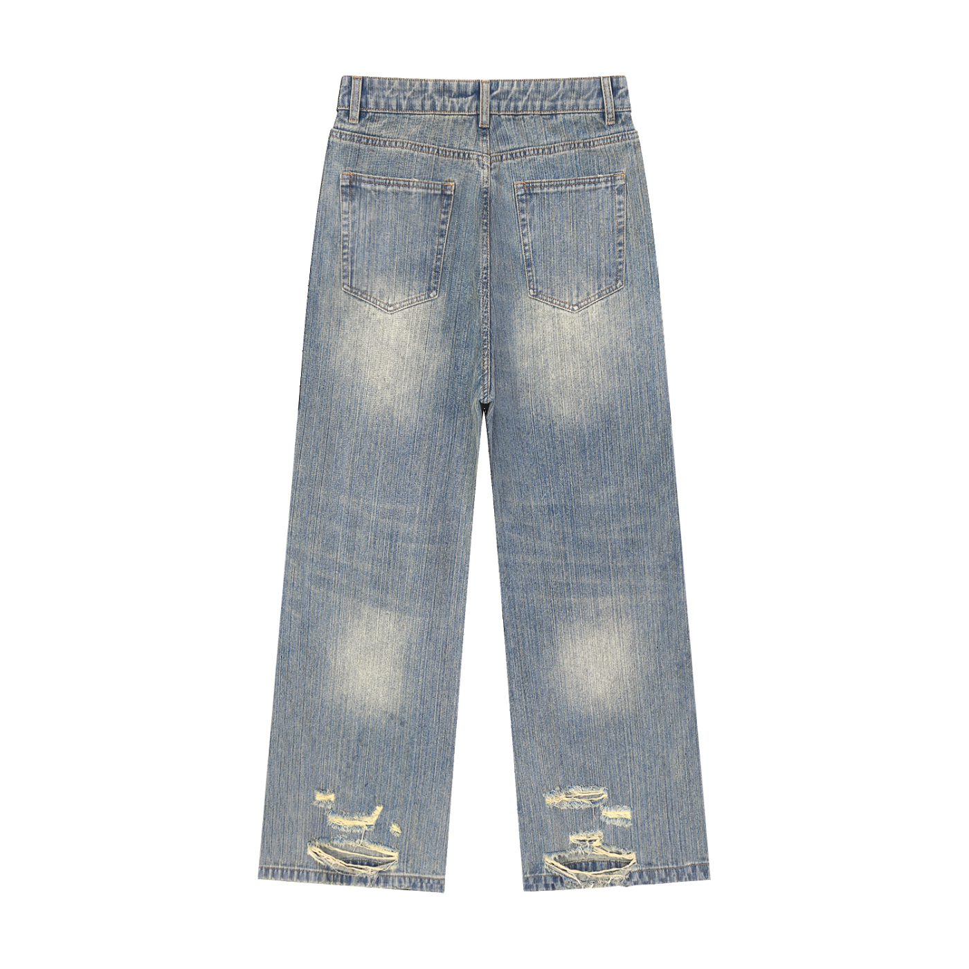 Concentrate Streetwear - Vintage Wash Distressed Denim Jeans