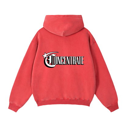 Concentrate Streetwear - Starry Sea - 355gm Zip-Through Boxy Fleece Hoodie