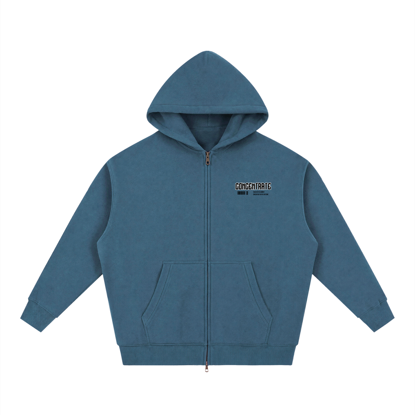 Concentrate Streetwear - Glory - 345gsm Essential Oversized Fleece Boxy Hoodie