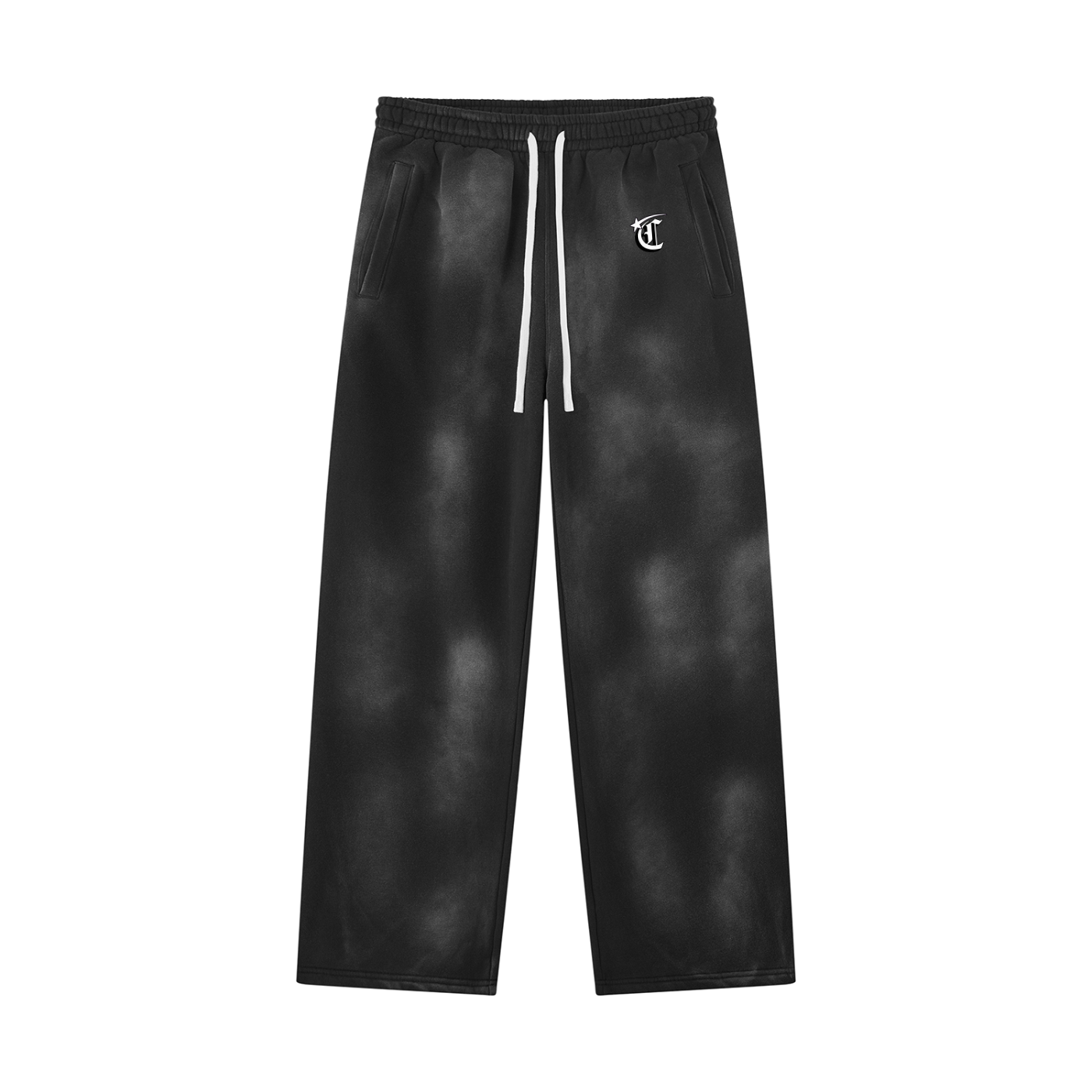 Concentrate Streetwear - Starry - 350gsm Unisex Sunfade Wide Leg Fleece Sweatpants