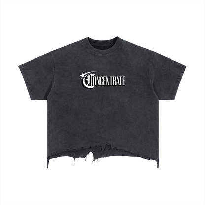 Concentrate Streetwear - Starry Sea - 240gsm Vintage Wash Boxy Distressed Hem T-Shirt